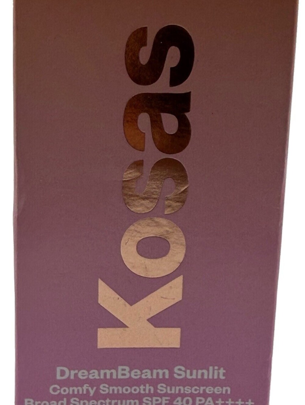 Kosas DreamBeam Sunlit SPF 40 PA++++ Mineral Sunscreen 40mL 1.35oz NEW